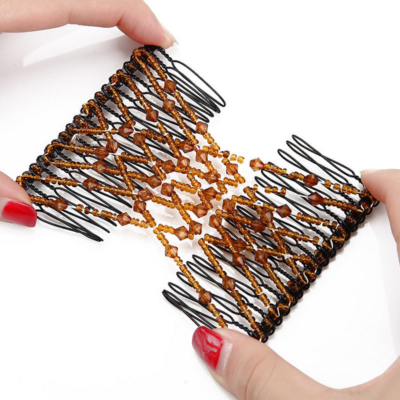 StyleSnap™ Crystal Hair Comb — The 5-Second French Twist Tool (5 Colors)