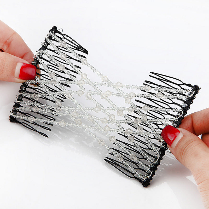 StyleSnap™ Crystal Hair Comb — The 5-Second French Twist Tool (5 Colors)